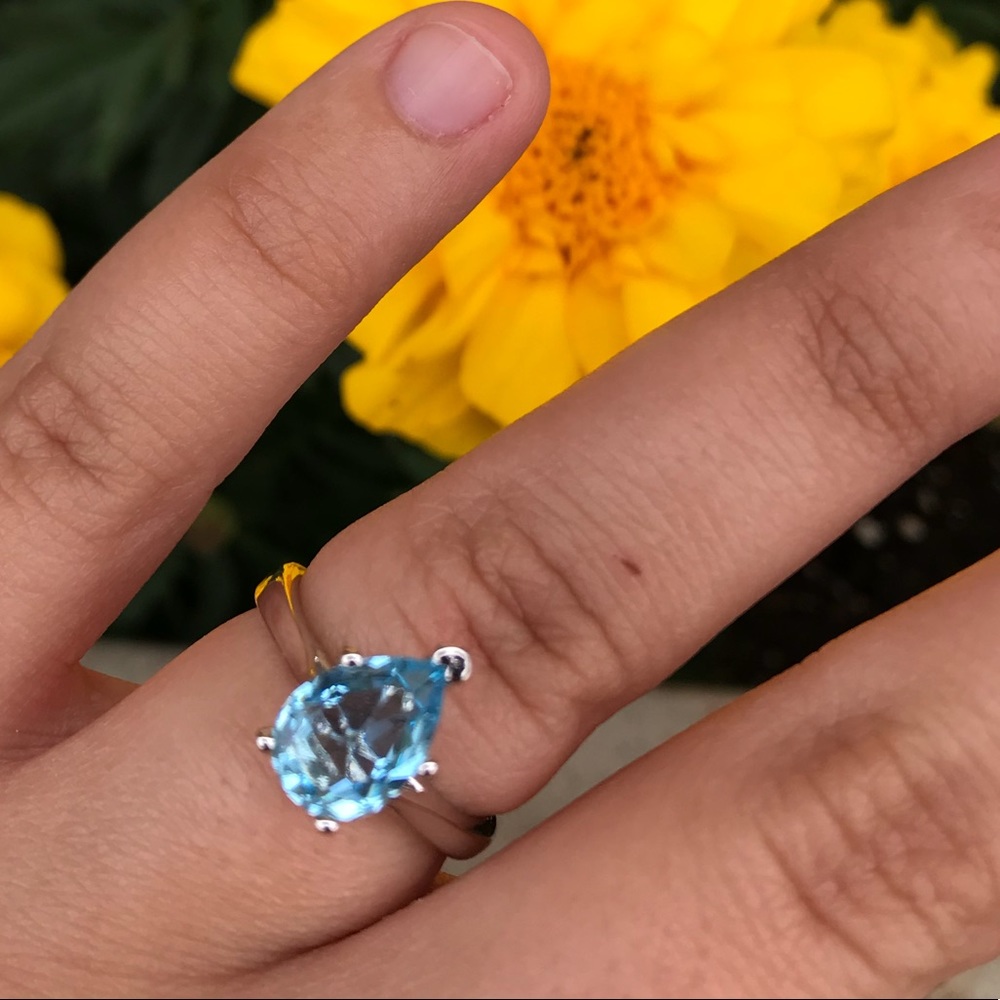 Blue stone ring💍 - Picture 3 of 6
